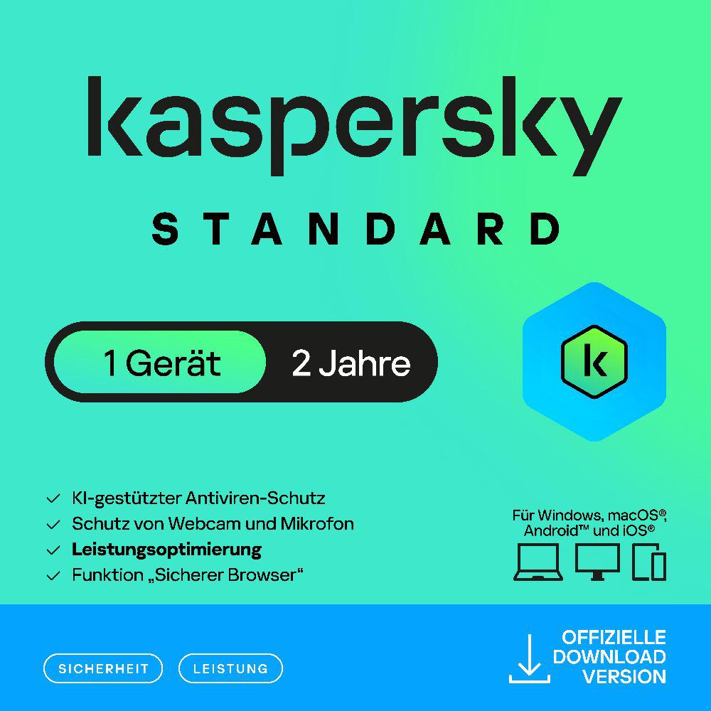 Kaspersky Standard (1 Device - 2 Years) DACH ESD