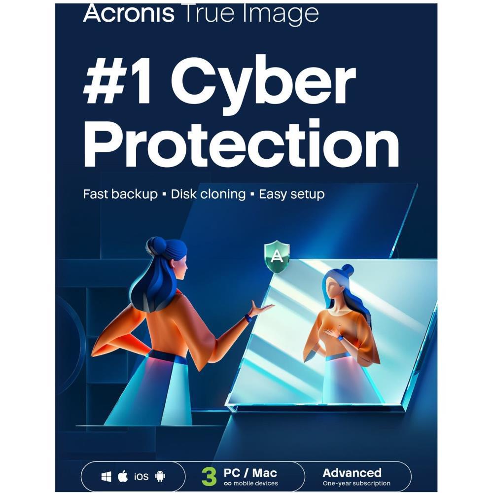 Acronis True Image Advanced (3 D- 1 Y) 500 GB ESD