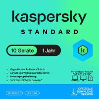 Kaspersky Standard (10 Devices - 1 Year) DACH ESD